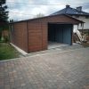 Blachgarage 5,5 m x 6 m + 1,5 m Überdachung – Bild 5