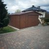 Blachgarage 5,5 m x 6 m + 1,5 m Überdachung – Bild 4