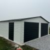 Garage 8 m x 6 m, Schwingtore, Antikondensfilz, Dachpfannenblech – Bild 2