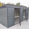 Müllunterstand 5 m x 3 m, aus einer Konstruktion mit geschlossenem Profil – Bild 5