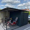 Müllplatzüberdachung 4x3, Fahrradabstellraum