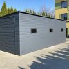 Blachgarage 5 m x 8 m + Überdachung 2 m – Bild 6