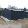 Blachgarage 6 m x 7 m, verzinkte Konstruktion
